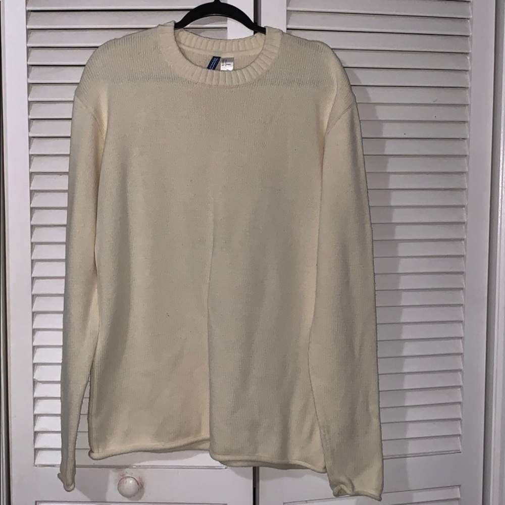 Cream Knit Sweater from Divided HM